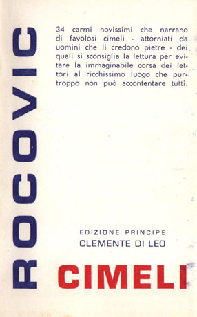 Copertina di Cimeli